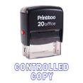 thumbnail image 2 of Printtoo Office Stationary Custom Stamp CONTROLLED COPY Self Inking Rubber Stamp-Blue, 2 of 2