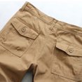 thumbnail image 4 of Birdeem Mens Solid Multi-Pocket Washed Overalls Outdoor Casual Pants Trousers, 4 of 11