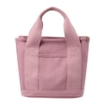 thumbnail image 1 of Small Gift Bags with Handles Fashion Canvas Bag Tote Bag Storage Bag Multi-Pocket Handbag Handle Bag Large Capacity Multi-Pocket Handbag Large Gift Bags with Handles Small Canvas Tote Bags, 1 of 8