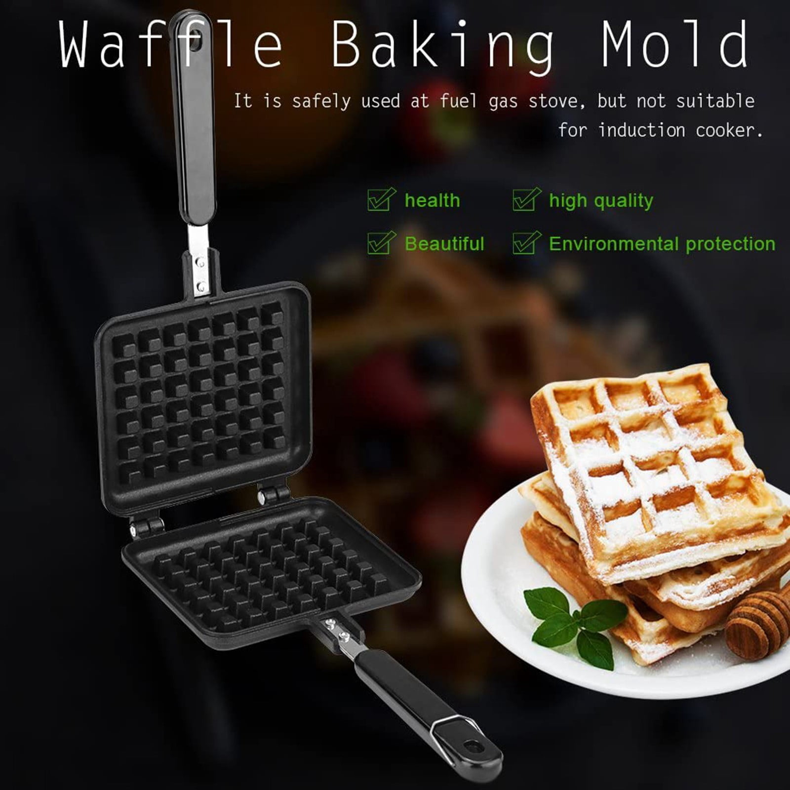 Suncoda Baking T Ool, Home Kitchen Non-Stick Lattice Cake Pancake Machine Cake Long