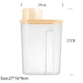 thumbnail image 2 of Wzzjkit Food Storage Containers with Lids Kitchen Multi-grain Storage Tank Food Dry Goods Storage Box Plastic Sealed Tank Proof Insect-proof Tank Cereal Containers Storage, 2 of 2