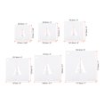thumbnail image 2 of Unique Bargains 4 Inch Letter Number Stencils 5' Width Reusable Alphabet Numbers Templates Set with Ring White 36 Pack, 2 of 6
