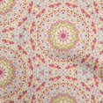 thumbnail image 1 of oneOone Velvet Magenta Fabric Mandala Sewing Craft Projects Fabric Prints By Yard 58 Inch Wide, 1 of 5