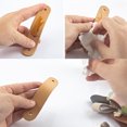 thumbnail image 4 of Cabinet Knobs Faux Leather 2PCS Drawer Knobs Cupboard Pull Knobs with Screws, 4 of 10