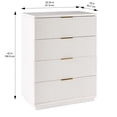 thumbnail image 4 of Better Homes & Gardens Lillian Fluted 4-Drawer Dresser, 4 of 5