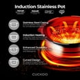 thumbnail image 4 of CUCKOO CRP-BHSS0609F | 6-Cup (Uncooked) Induction Heating Pressure Rice Cooker | 16 Menu Options, Made in Korea | White, 4 of 10