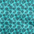 thumbnail image 1 of oneOone Viscose Jersey Turquoise Green Fabric Tropical Leaf Craft Projects Decor Fabric Printed By The Yard 60 Inch Wide, 1 of 5