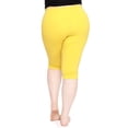 thumbnail image 3 of Stretch Is Comfort Women's Plus Size Knee Length Leggings| Adult X-Large - 7x, 3 of 5