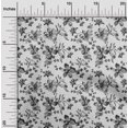 thumbnail image 2 of oneOone Georgette Viscose Gray Fabric Floral Sewing Craft Projects Fabric Prints By Yard 42 Inch Wide, 2 of 4