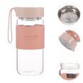 thumbnail image 2 of Portable Glass Water Bottle Heat Resistant Water Cup Students Water Bottle with Tea Infuser, 2 of 8