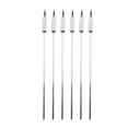 thumbnail image 2 of Skewers -6PCS Long BBQ Barbecue Sliding Grilling Cooking Stainless Steel Kebab Flat Skewers, 2 of 7