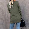 thumbnail image 2 of XZNGL Womens Long-Sleeved Cardigan Sweater Coat with Pockets, 2 of 5