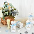 thumbnail image 3 of TONIFUL 3/8 Inch x 100yds Sky Blue Satin Ribbon Thin Solid Fabric Ribbons Roll for Gift Wrapping Invitation Floral Hair Balloons Craft Sewing Party Wedding Popsicles Decoration Valentine's Day Bouquet, 3 of 6