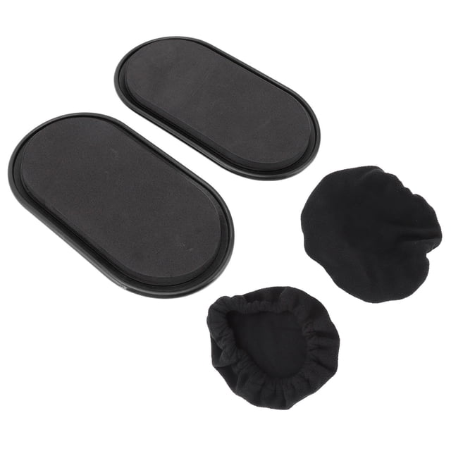 Exercise Sliders, Gliding Disc Feet For Women For Floor Black
