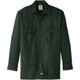 thumbnail image 3 of Dickies Mens Long-Sleeve Work Shirt, 2X, Hunter Green, 3 of 6