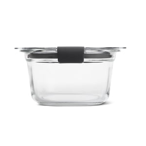 Rubbermaid Brilliance Glass Round Leak-Proof 2.9-Cup Food Storage Container