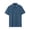 Blue, variant on matoen Men's Casual Polo Collar Short Sleeve Tops Home Vintage Button Blouse Have Pockets Solid Color Loose Shirt