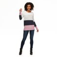 thumbnail image 2 of George Women's Striped Crew Neckline Sweater, 2 of 6