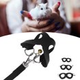 thumbnail image 1 of Harness and Leash with Bells, Small Pet Outdoor Walking Harness Vest and Leash Set Decor Chest Strap Harness for  Ferret Squirrel Hamster Clothes Accessory, 1 of 8