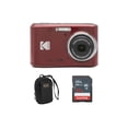 thumbnail image 1 of Kodak PIXPRO FZ45 Friendly Zoom 16MP Full HD Digital Camera (Red) Bundled with 32GB Memory Card and Camera Bag, 1 of 10