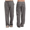 thumbnail image 4 of Faithtur Women´s Drawstring Pants, Summer Elastic Waist Solid Color Loose Lounge Pants with Pockets, 4 of 6