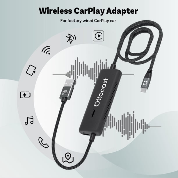 Ottocast Mirror Touch Wireless CarPlay Adapter That Lets Your Car