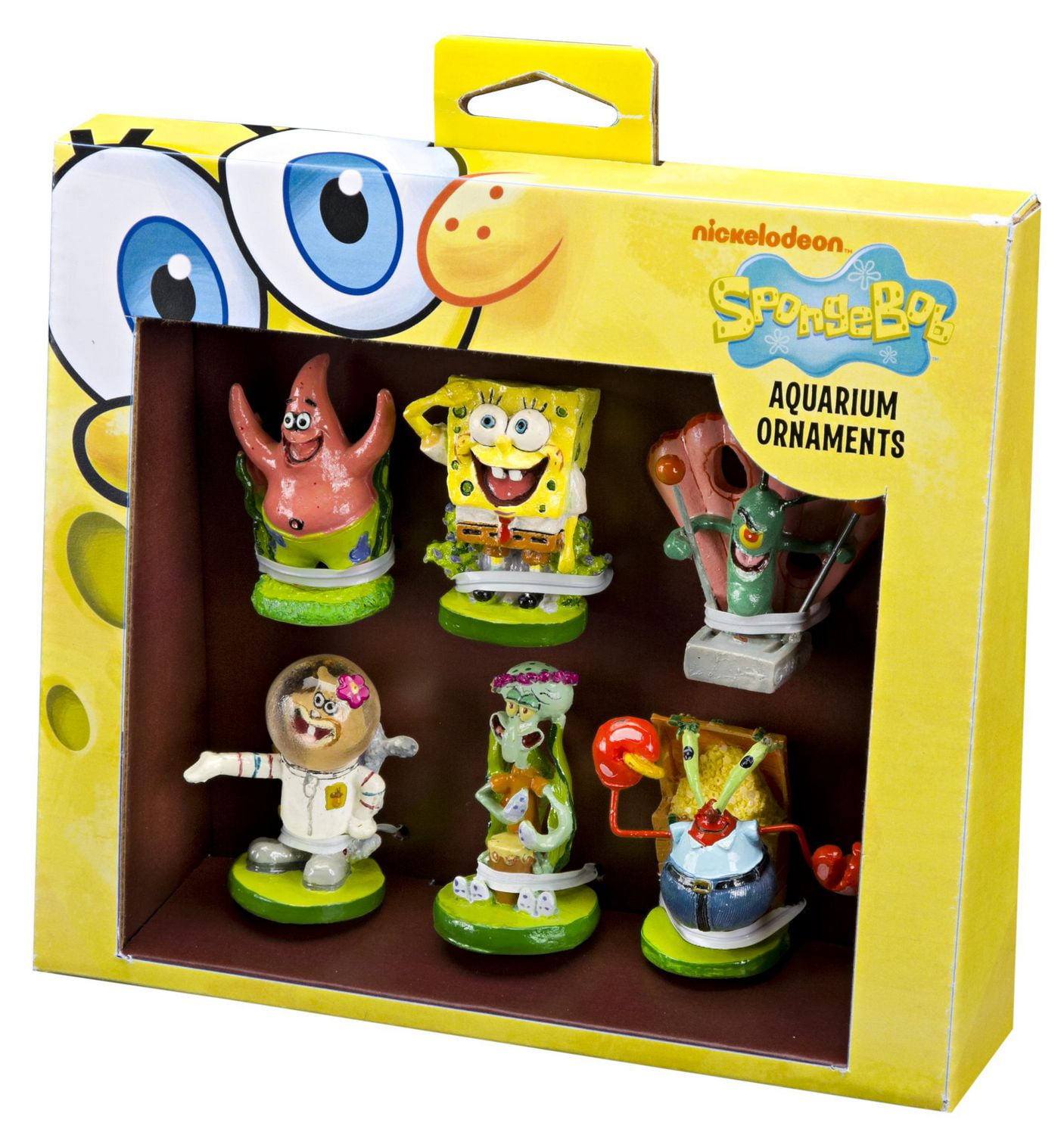 Penn-Plax SpongeBob SquarePants Aquarium - Mini Resin Kit - 6pc