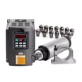 thumbnail image 1 of 1.5KW CNC Router Spindle Motor Kit 0-24000RPMAir Spindle Tool Milling Machine 220 1.5KW Interver + ER16(1-10mm) + 80mm Clamp ,Wide Use, 1 of 6