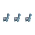 thumbnail image 2 of Wweixi 1/2/3 Animal Shape Pots Durable Materials For In Garden For Small Spaces Eco-friendly Alpaca blue 3PCS, 2 of 6