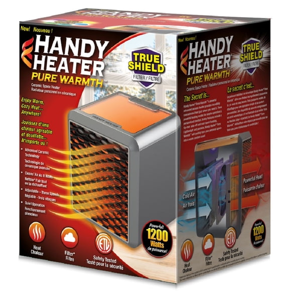 Refurbished Handy Heater 8857QP 1200-Watt Portable Ceramic Electric Space Heater