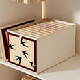 thumbnail image 1 of EGNMCR Storage Bins, Storage Containers Home Storage Box Foldable Thickened Waterproof Wetproof Wearproof Toy Box Wardrobe Underwear Socks Organizer Polyester Storage Box, 1 of 6