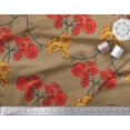 thumbnail image 3 of Soimoi Poly Georgette Fabric Leaves & Aster Floral Fabric Prints by Yard 42 Inch Wide, 3 of 3