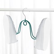 TopLLC Shoe Rack, Shoe Drying Rack Drying Shoes Accessories Outdoor Balcony Drying Shoes Windproof Hook Shelf Hanger Home Hanging Clothes Sandals Rack Color Shoe Drying Rack Colorful shoe drying rack