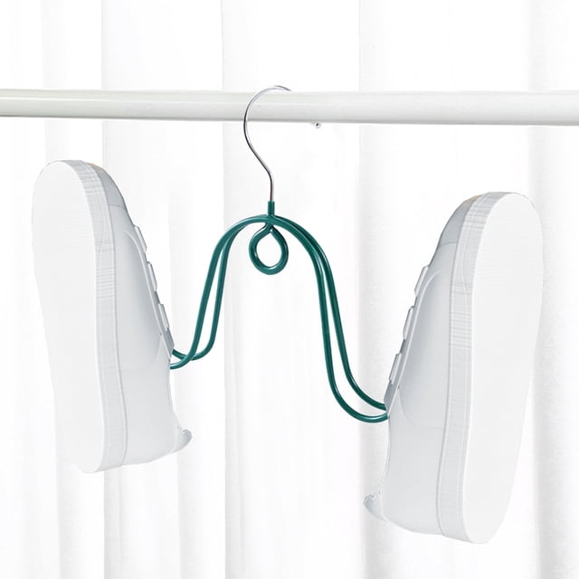 Shoe Drying Rack Drying Shoes Accessories Outdoor Balcony Drying Shoes Windproof Hook Shelf Hanger Home Hanging Clothes Sandals Rack Color Shoe Drying Rack
