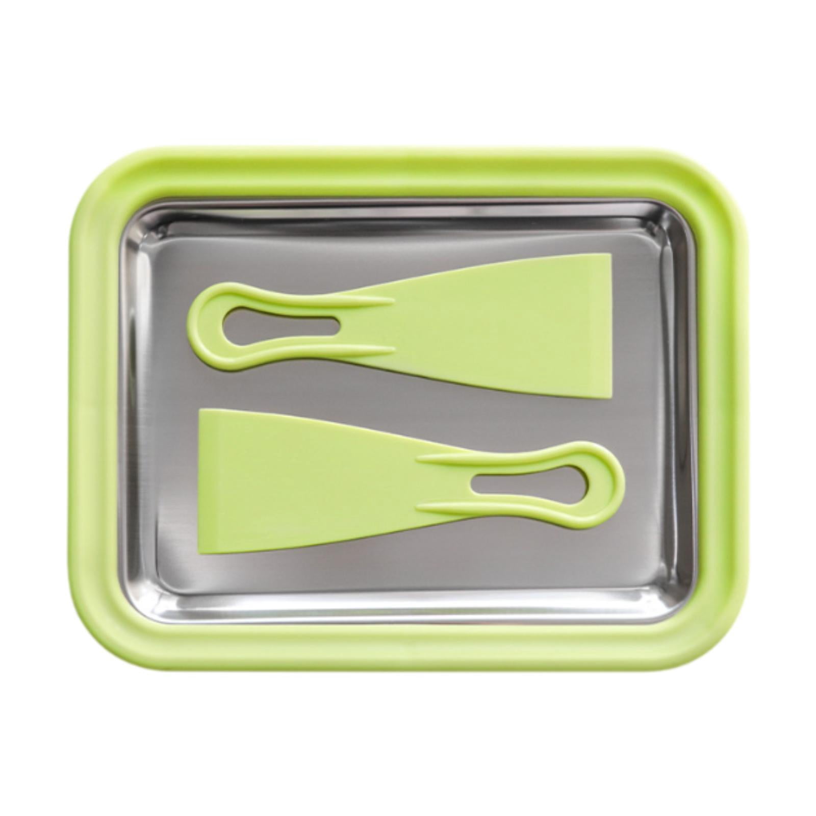 Siruishop Ice Cream Maker Summer Yogurt Maker Machine for Homemade Rolled Cream Gelato Green