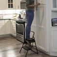 thumbnail image 4 of COSCO 2-Step Household Folding Steel Step Stool, Black, 4 of 6