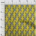 thumbnail image 1 of oneOone Silk Tabby Fabric Floral Block Fabric Prints By Yard 42 Inch Wide, 1 of 4