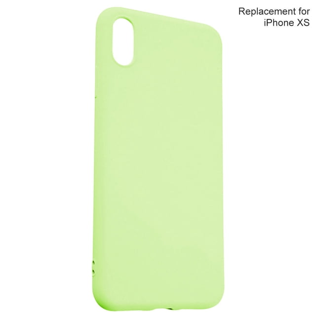 TPU Mobile Phone Case Shockproof Case Replacement Elastic Protection Cover, Replacement for iPhone XS, Green