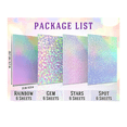 thumbnail image 2 of 48 Sheets Vinyl Sticker Paper for Inkjet Printer - Printable Glossy Sticker Paper and Holographic Laminate Sheets, 2 of 6