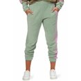 thumbnail image 2 of Intimately FREE PEOPLE Blue Monday Fleece Joggers In Valley Girl Combo Green XS, 2 of 2