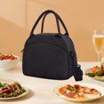 thumbnail image 2 of SDNall Insulated Lunch Bag, Insulated Lunch Box, Small Lunch Bag, Lunch Box Bag Lunch Bag Handbag Waterproof Oilproof Work Family Hand Carry Large Capacity with Lunch Bag, Small Lunch Box, 2 of 6