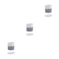 thumbnail image 2 of kurtrusly Ceramic Flower Pots For Small Spaces And Easy To Maintain Herbs Ceramic Flowerpot Ceramic Pot Planter Eco-friendly gray 11*11 3Set, 2 of 6