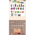 thumbnail image 3 of Caisse Enregistreuse pour Enfants, Caisse Enregistreuse de Jeu d'Imitation avec Numériseur, Calculatrice pour Aliments Découpables et Microphone, 3 of 8