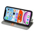 thumbnail image 2 of Case for iPhone XR Flip Cover Wallet Flip Cover Magnetic Protective - Grey, 2 of 5