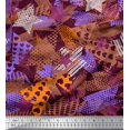 thumbnail image 1 of Soimoi Cotton Voile Fabric Triangle,Star & Brush Stroke Abstract Print Sewing Fabric Yard 56 Inch Wide, 1 of 4