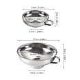 thumbnail image 2 of Entonnoir à Produit2 - 2 Pcs Entonnoir de Mise en Conserve à Grand Ouverture en Acier Inoxydable avec Poignée pour Pots à Grand et à Ouverture Régulière – Entonnoir à Confiture en Métal de Qualité Alimentaire (Grand + Petit) 2 Pcs, 2 of 7