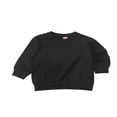 thumbnail image 2 of Kid Infant Baby Girl Boy Solid Color Pullovers Sweatshirt for Fall Spring, 2 of 6