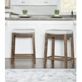 thumbnail image 2 of Warren Rustic Striped Counter Stool, 2 of 4