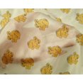 thumbnail image 4 of oneOone Silk Tabby Fabric Rabbit Block Printed Fabric 1 Yard 42 Inch Wide, 4 of 4