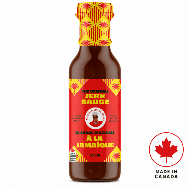 Maureen’s Caribbean Jerk Sauce & Marinade, Medium Heat, Vegan, 350 mL